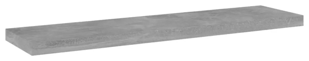4 db betonszürke szerelt fa könyvespolc 40 x 10 x 1,5 cm