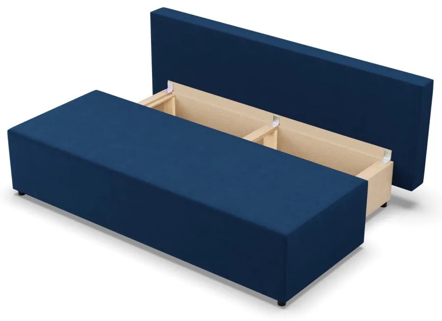 Nobu kanapé, bársony, kék