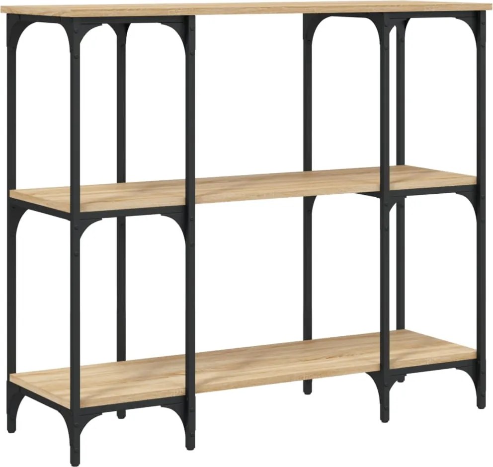 vidaXL sonoma tölgy színű szerelt fa tálalóasztal 102x35x90 cm