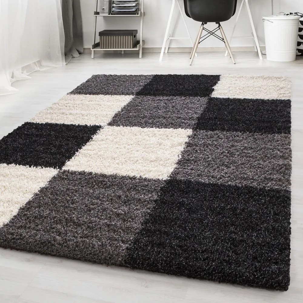 Fekete-fehér szőnyeg 120x170 cm Life – Ayyildiz Carpets