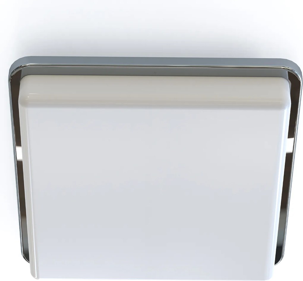 Kerek plafon Nowodvorski 25 x 25 cm ezüst