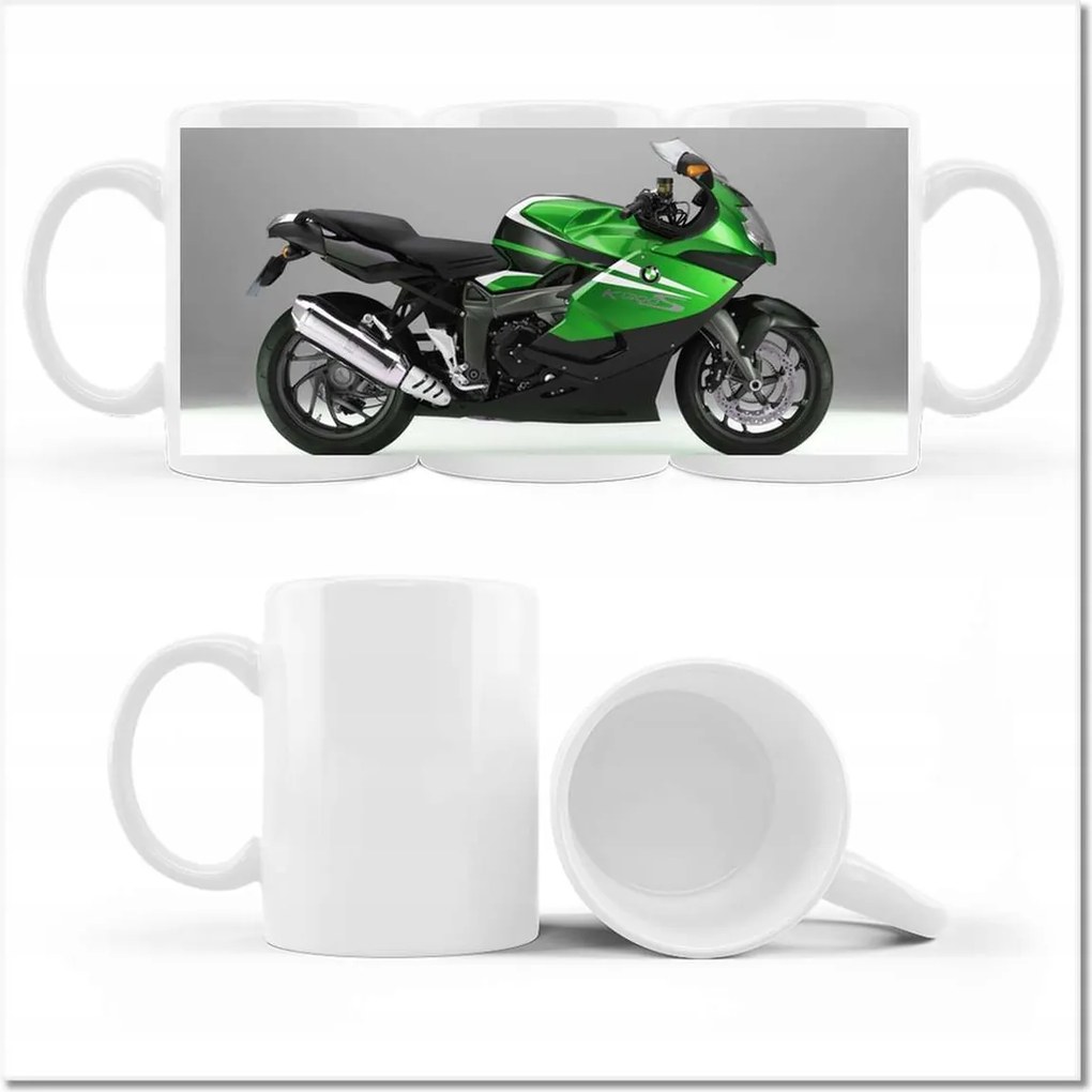 Fényképes bögre Lime motoros versenyautó