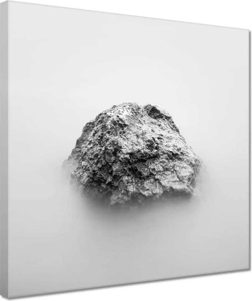 Vászonkép 30x30 Fekete-fehér szikla