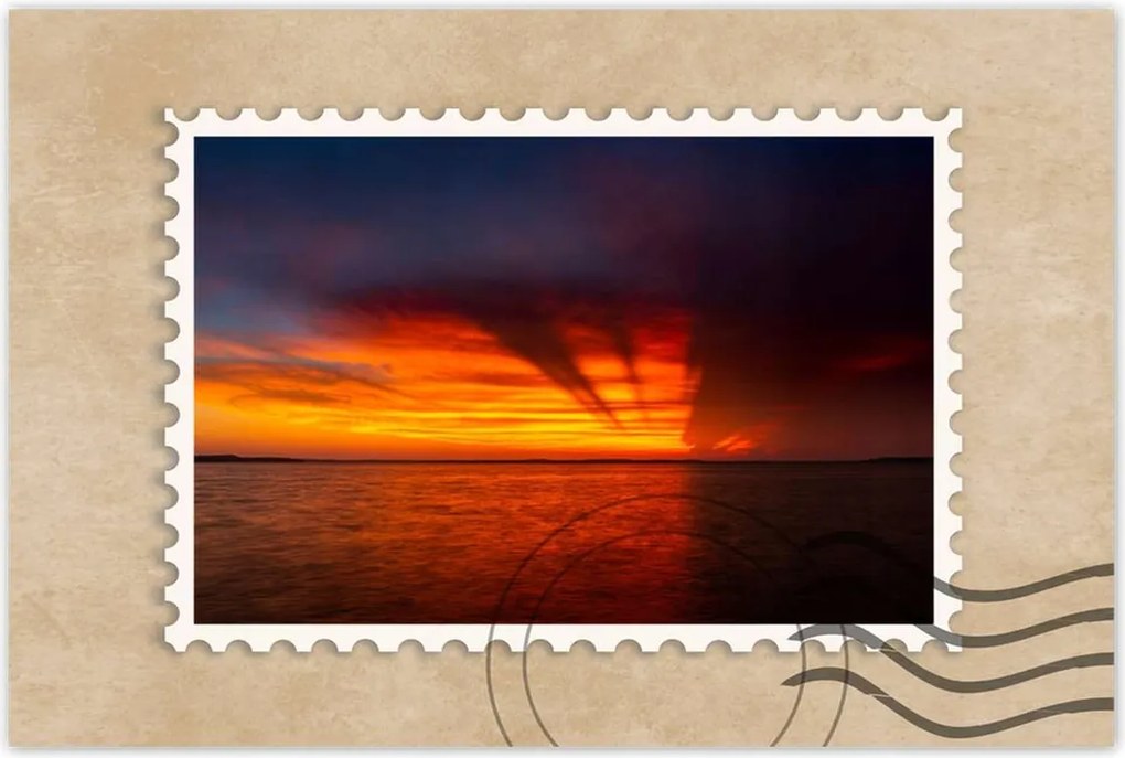 Poszterek 60x40 Tenger naplemente