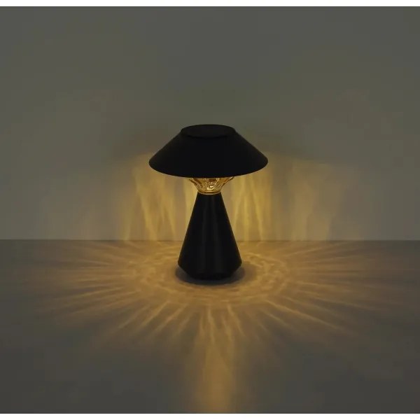 Globo 36639A - LED napelemes lámpa 10xLED/0,06W/1,2V IP44 fekete