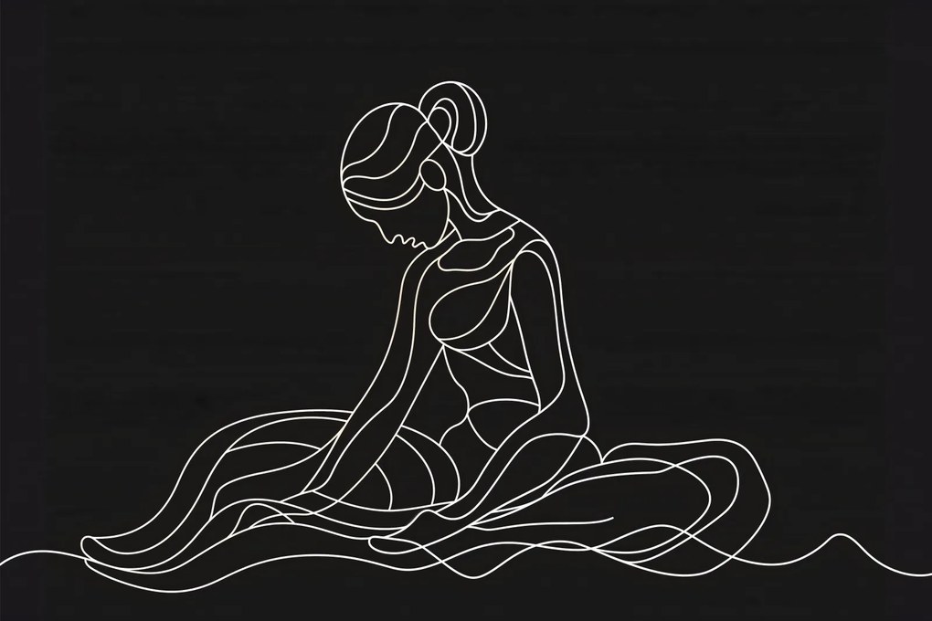 Poszter 91,5x61cm Ülő pozíció