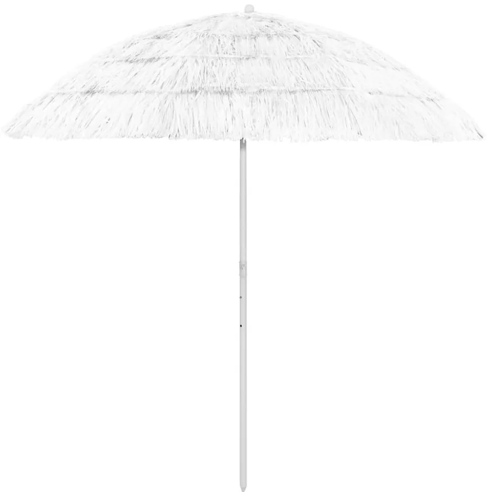 fehér hawaii stílusú strandnapernyő 240 cm