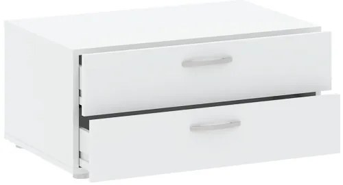BASIC Komód Fehér Színben 74 cm 2S