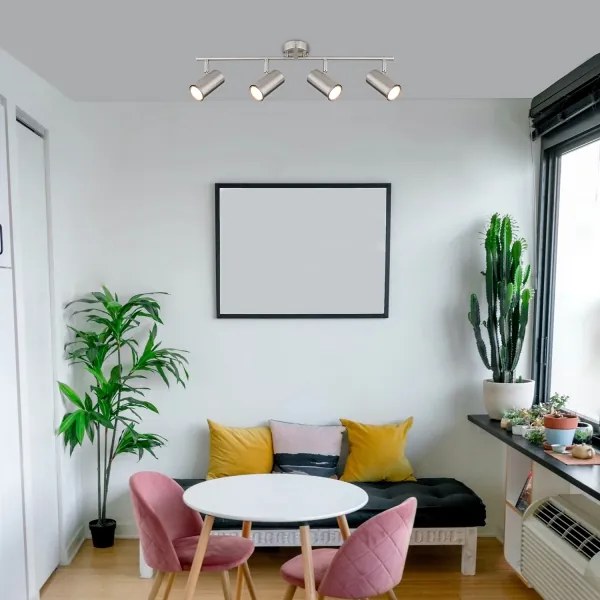 Globo 57914-4N - Spotlámpa ALLVI 4xGU10/25W/230V króm