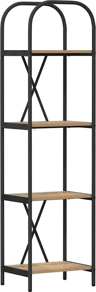 vidaXL Könyvespolc Artisan tölgy 40 x 30 x 146 cm Faanyag