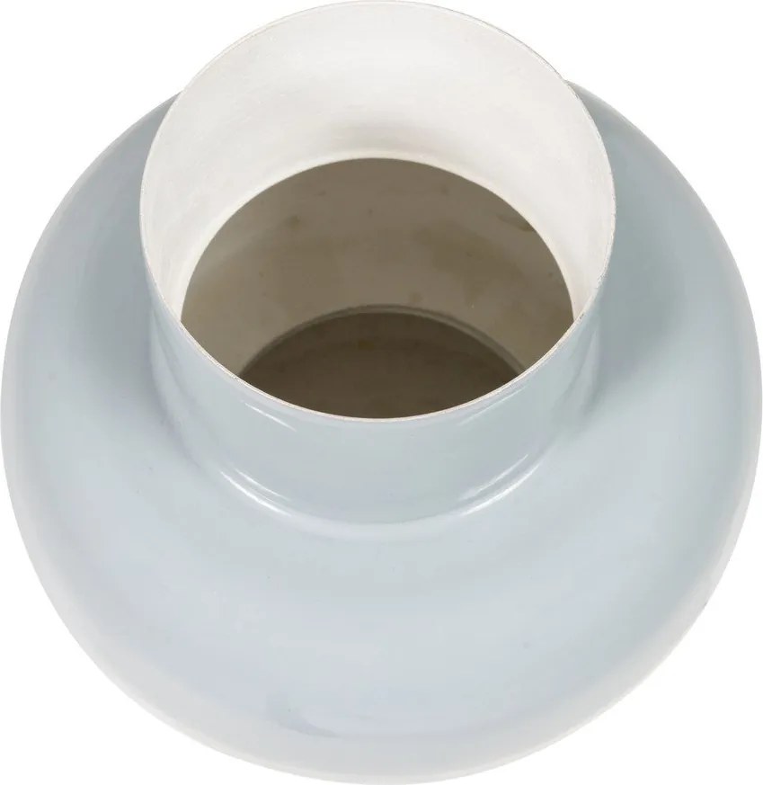 Világosszürke fém váza (magasság 27 cm) Auri – WOOOD