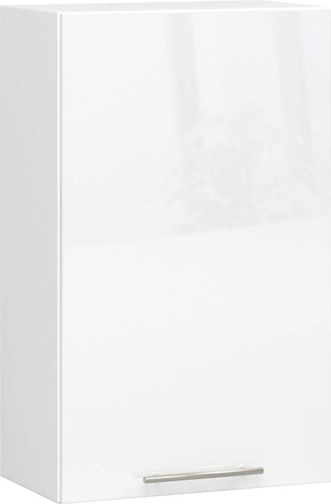 Akasztós Konyhaszekrény Olivia W50 H720 Fehér-fehér Fényes Akd