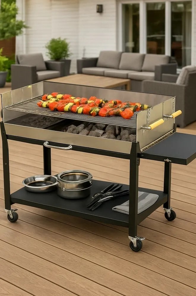 Cattara FIESTA faszénes grill, 95 x 60 cm