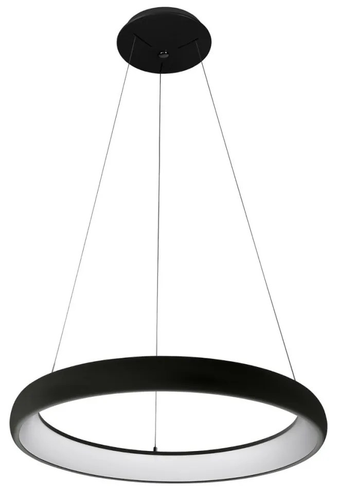 ITALUX 5280-850RP-BK-4 ALESSIA Modern Led Függesztett Lámpa Fehér, Fekete LED IP20