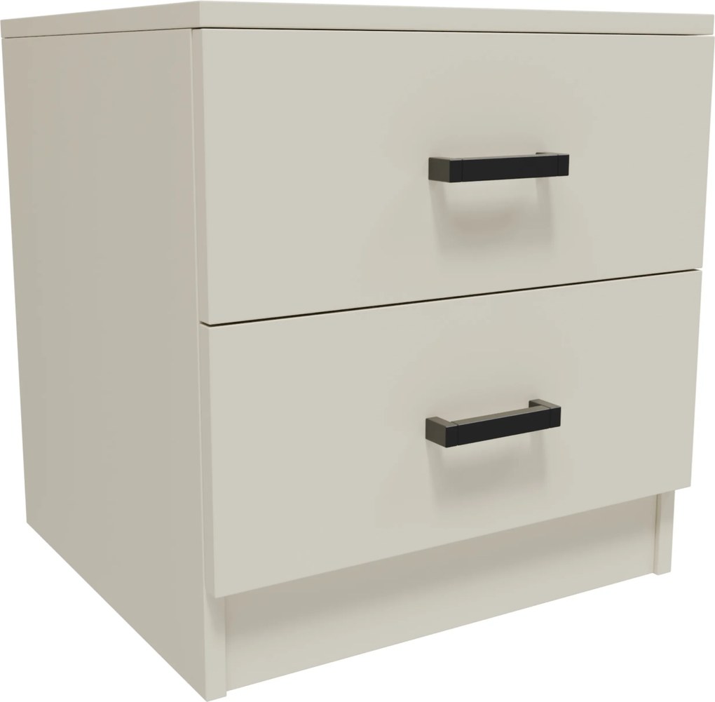 Éjjeliszekrény CR3-LOFT-2S kasmír kicsi praktikus éjjeli asztal hálószobába