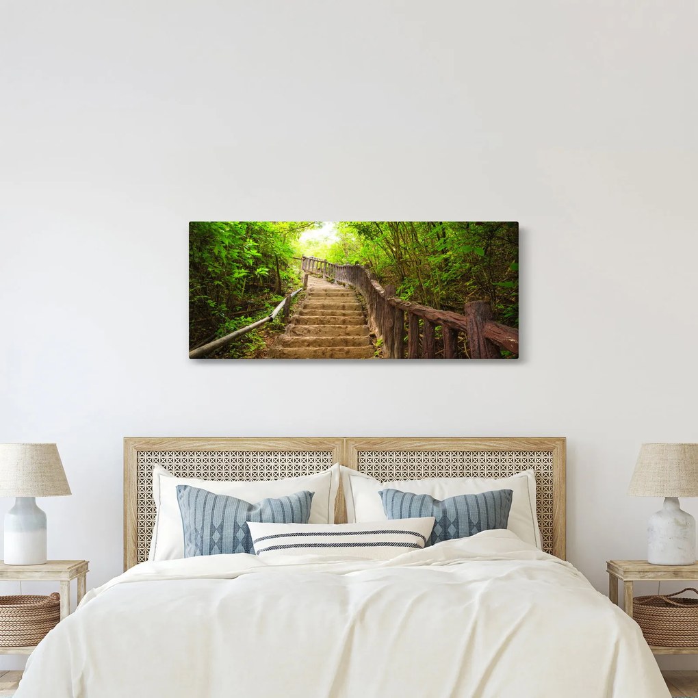 Kép - Lépcsők a természetben (120x50 cm)