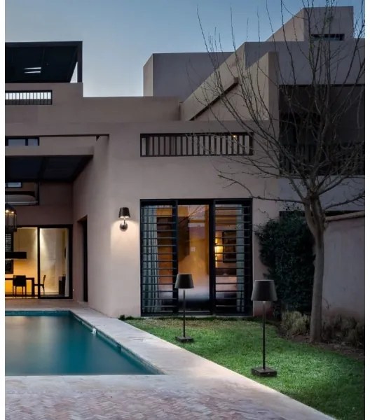 Redo 9125 - LED Kültéri fali lámpa GIORGIO LED/7W/230V IP65 fekete