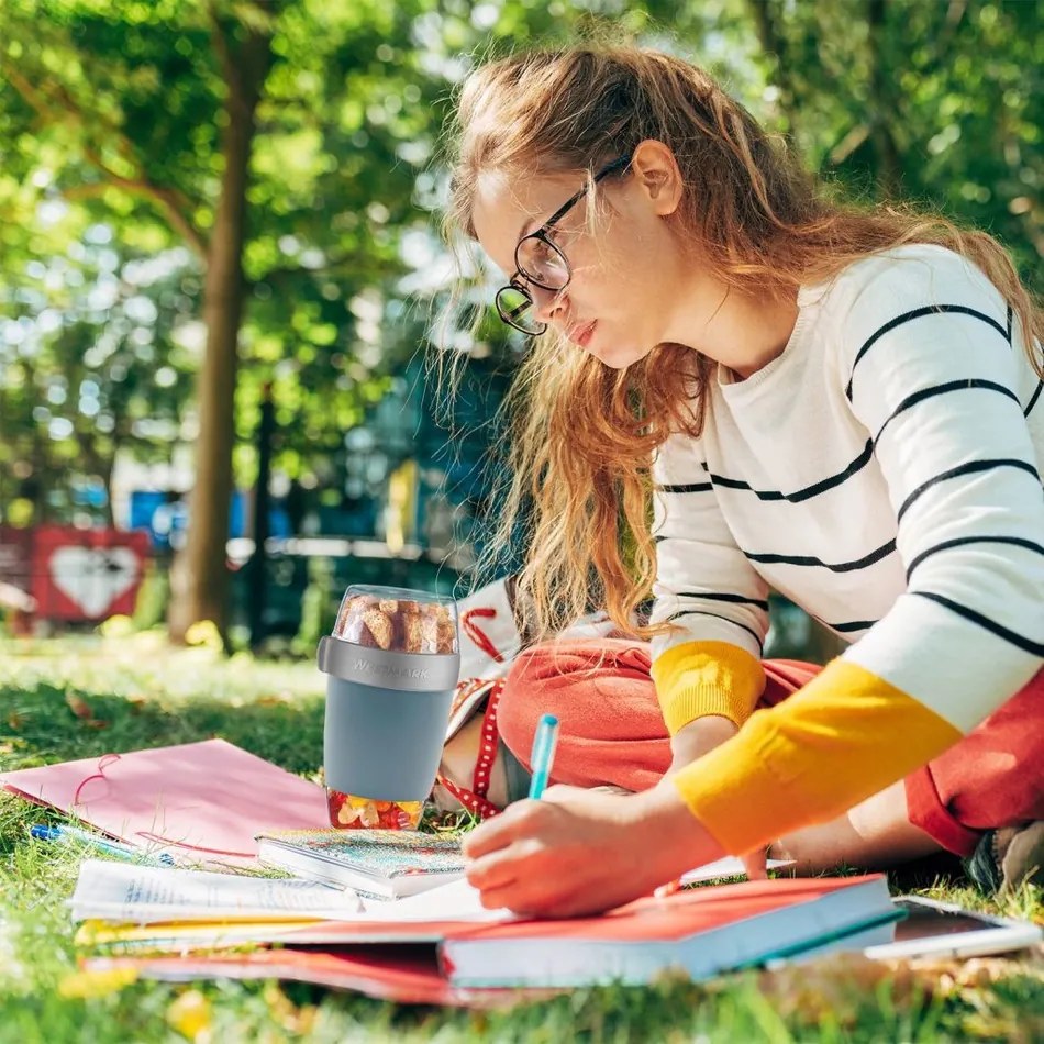 Westmark háromrészes ételtároló, 1150 ml, kék, L