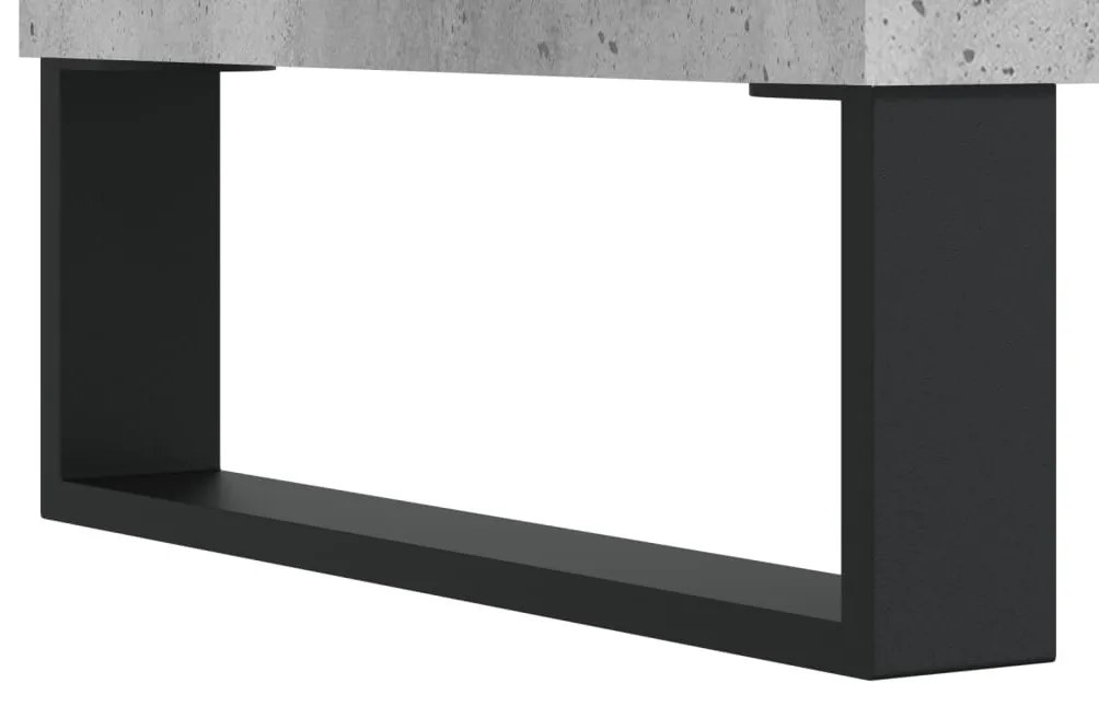betonszürke szerelt fa cipőszekrény 40 x 36 x 105 cm