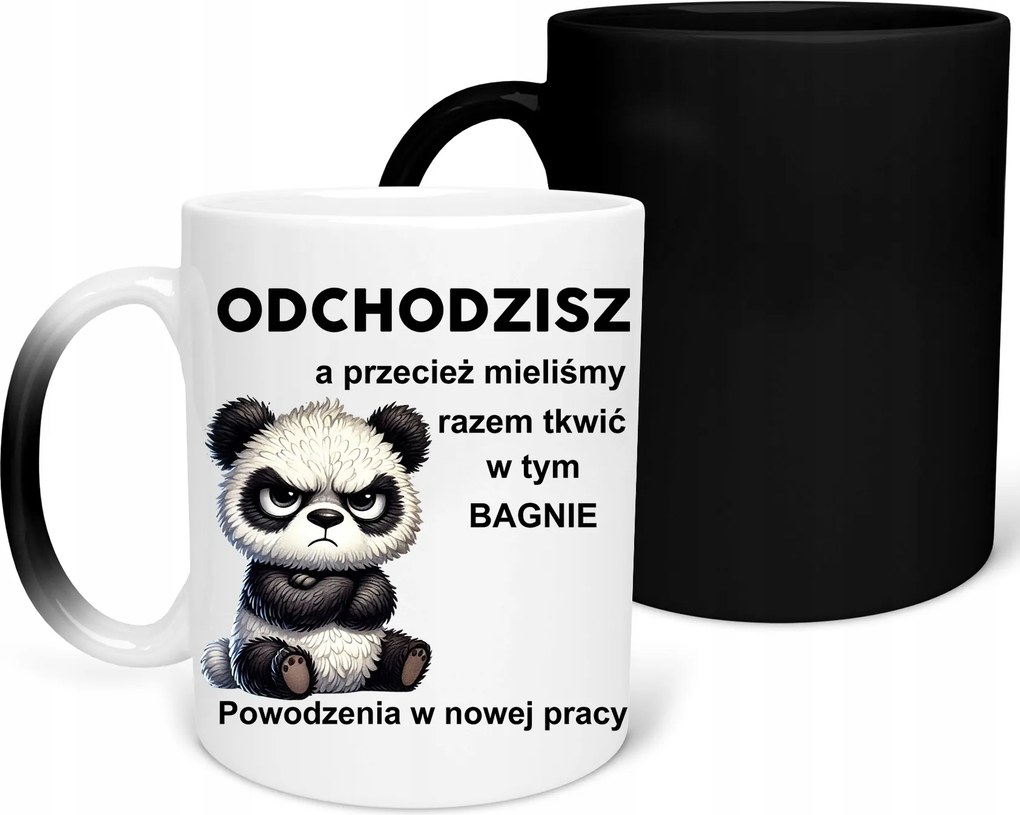 Mágikus Bögre Ajándék Búcsú A Munkától Távozás A Munkából panda Távozol