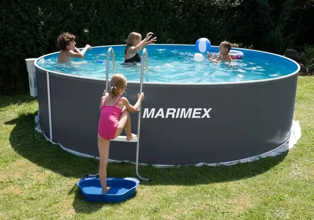 Marimex Orlando medence 4,57x1,07 m - SZÜRKE, medence, fólia, szkimmer