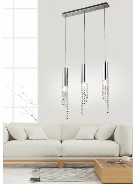 LED Csillár zsinóron DUERO 3xLED/3W/230V