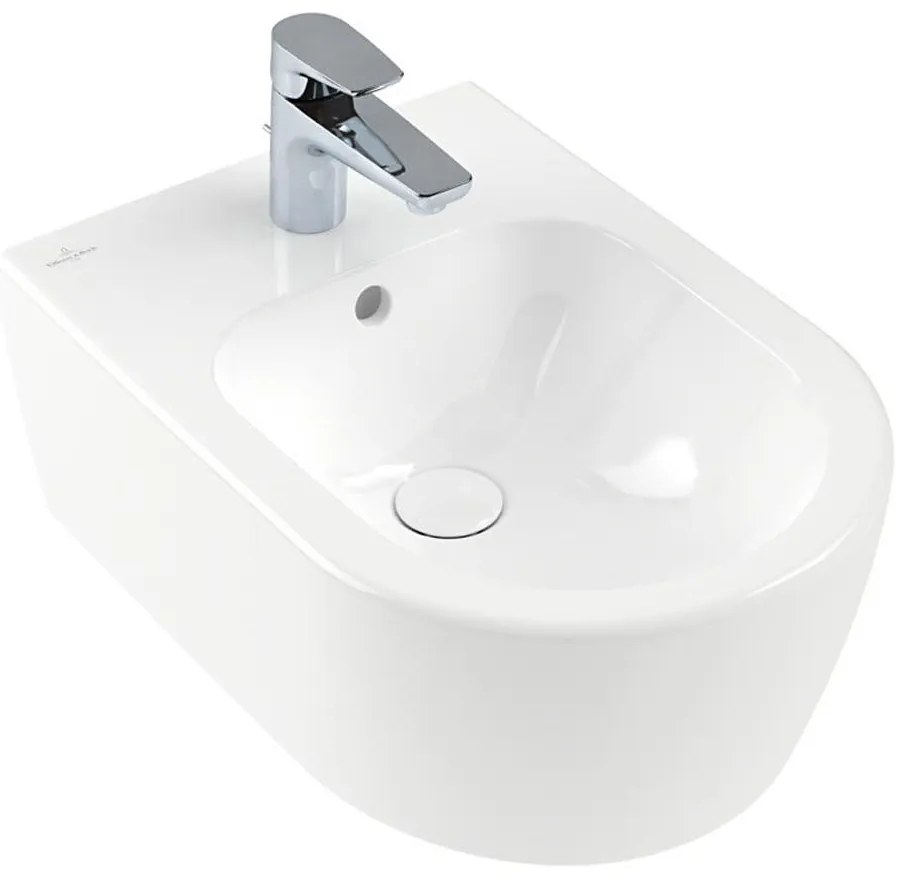 Villeroy & Boch 54050001 - Falra szerelhető bidé AVENTO kerámia/fehér