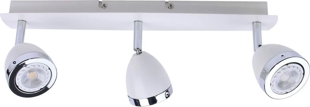 Italux modern spot lámpa calasa matt fehér króm itxspl-9372-3a wh