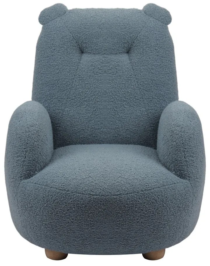 Kék buklé gyerek fotel Rocky – Vipack