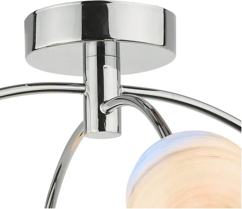 Dar Lighting IZZY IZZ0450-07 Plafonlámpa 4x40W/G9
