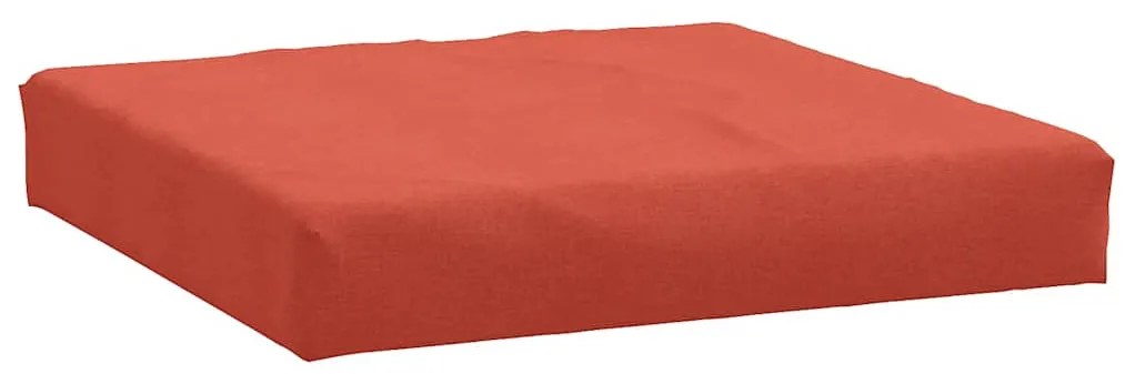 melange piros szövet raklappárna 60x60x9,5 cm