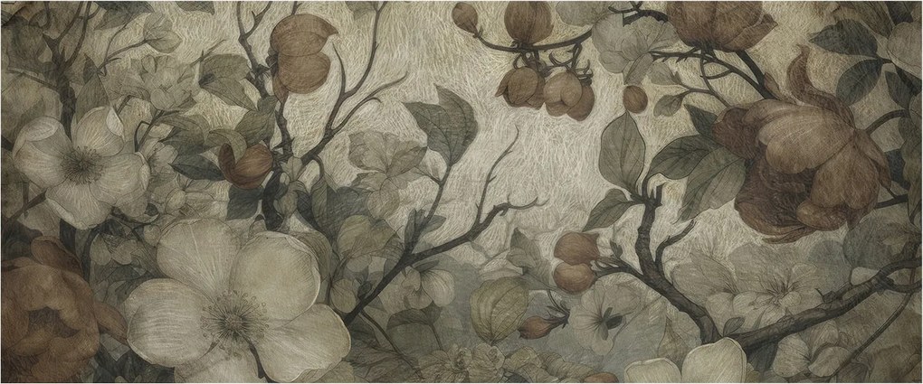 Fotótapéta Flizelin Dekoratív az irodába Virágos szépség 250x104 Ragasztó