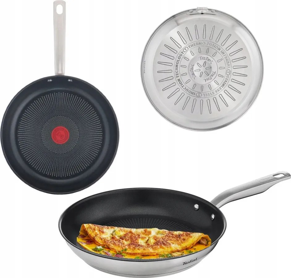 Tefal Virtuoso Serpenyő 30CM Indukciós Dupla Alj Tapadásmentes Bevonat