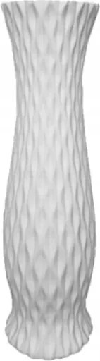 Kerámia váza elegáns magas fehér 30cm