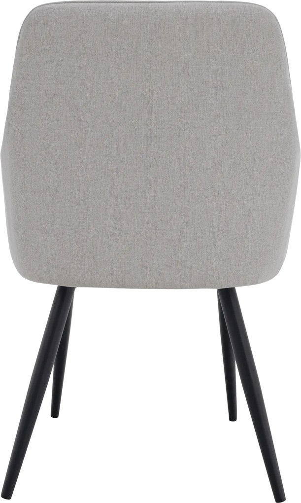 Design fotel, világosszürke/fekete, OSKOR