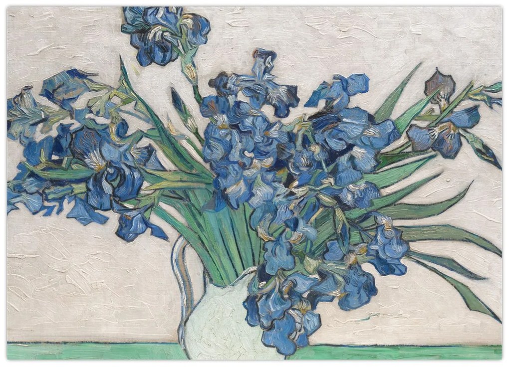 Kép - Vincent van Gogh, Irises, reprodukciók (70x50 cm)