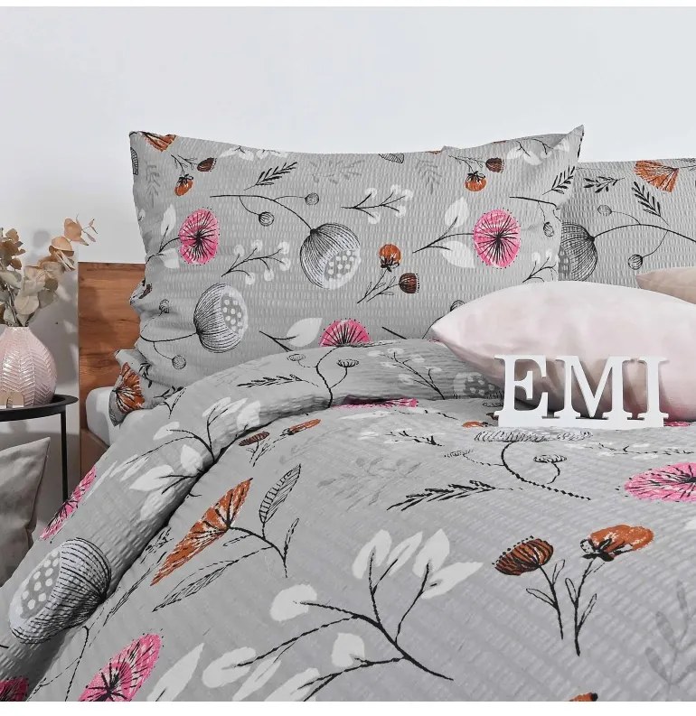 EMI Kayla krepp ágyneműhuzat, A standard egyszemélyes ágy szett tartalma: 1x 140x200 + 1x 70x90