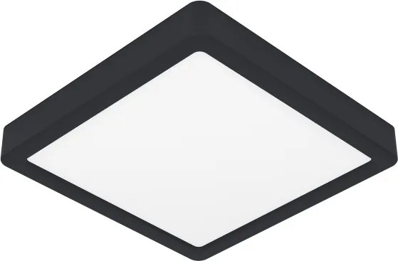 Eglo 901374-LED RGBW dimmelhető füstszínű mennyezeti lámpa FUEVA-Z LED/10,5W/230V 22x22cm IP44 fekete