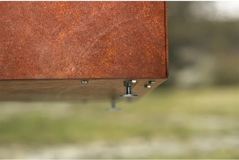 Line Kerti virágláda 40 x 90 x 30 cm, corten CORGARDEN 1005