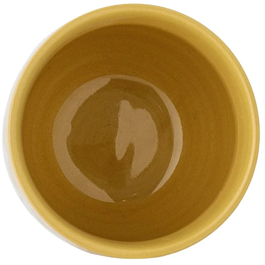 Sárga-krémszínű kőedény gyerek bögre 150 ml Celebrate – Bloomingville Mini