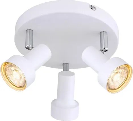 Rabalux beltéri  karos spotlámpa gu10 3x50w fehér konrad