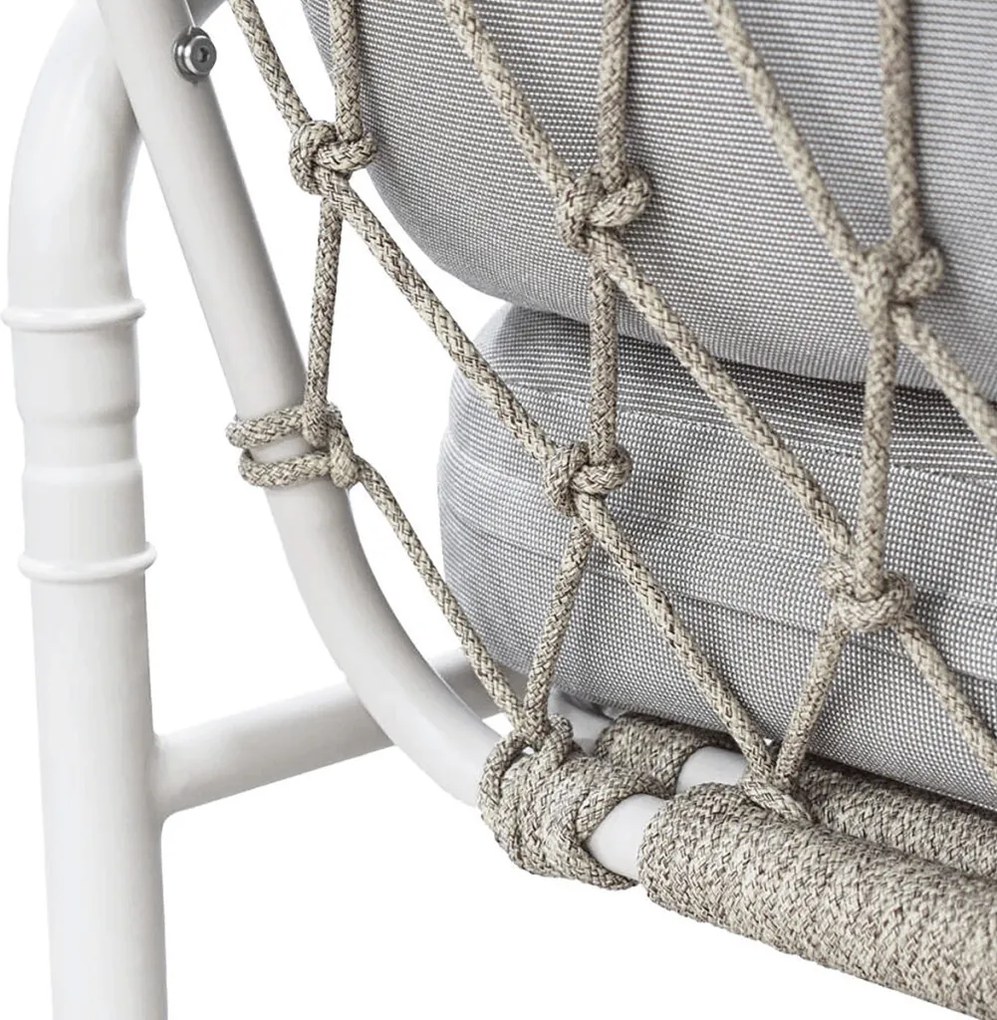 Kerti bútor garnitúra, fém, bézs, AZS-L1913 CRM