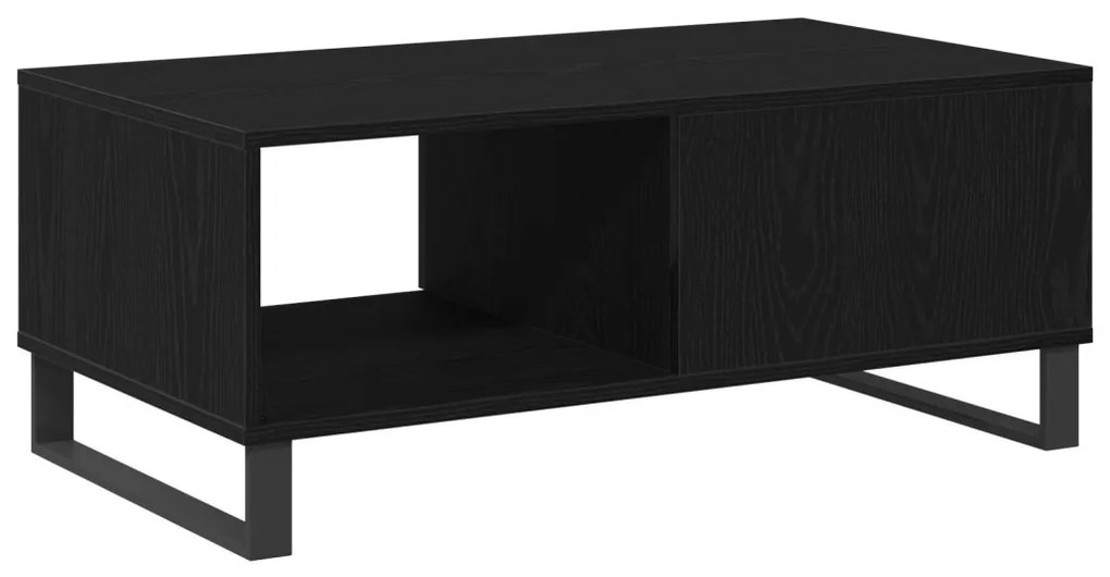 Fekete Tölgy Kávézó Asztal 90x50x36,5 cm Műszaki Fa