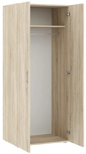 Kétajtós Vállfás Ruhásszekrény WARDROBE 2D