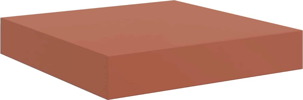 vidaXL Falpolc Falra szerelhető Piros 23 x 23,5 x 4 cm Faanyag