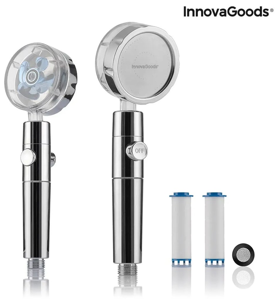 Heliwer öko zuhanyfej propellerrel és tisztítószűrővel - InnovaGoods