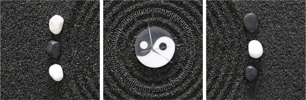Kép - Yin és Yang (órával) (90x30 cm)