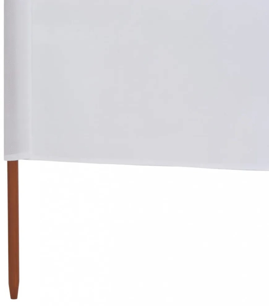 homokfehér szövet 3-paneles szélfogó 400 x 160 cm