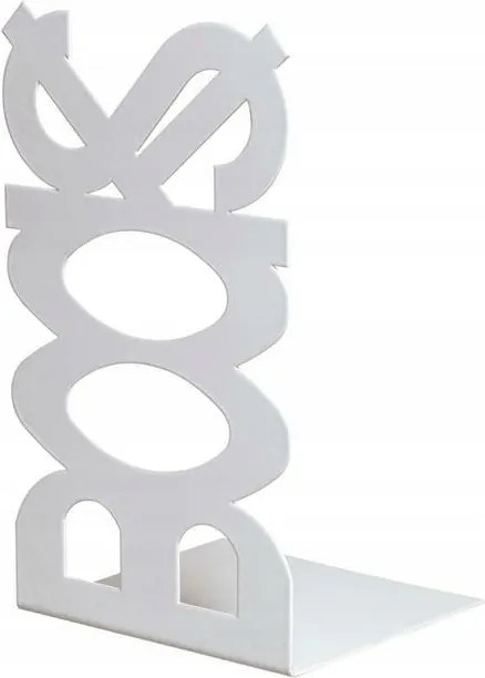 Könyvtámasz fehér acél Books 210x120x110mm