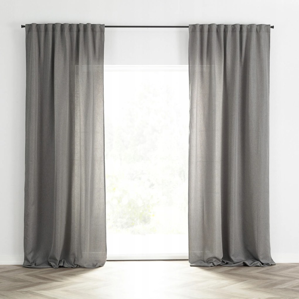 Dekoria Basic szalagfüggöny 140x300 szürke
